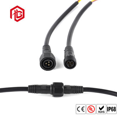 Low Voltage PVC 3 PIN M15 Male And Female Connectors