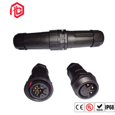 Black Ip67 10A Waterproof Connectors PVC Nylon M25 Connector