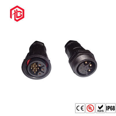 24awg Ip67 M25 10A Waterproof Connectors 3 Pin Led Connector
