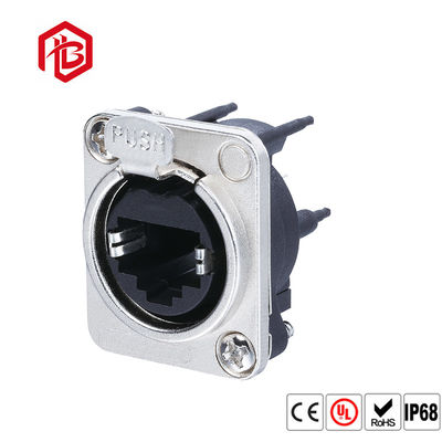 買う PVC TPE IP69 Rj45 女性 コネクタ 通信ネットワーク専用 防水イーサネット ジャック online manufacture
