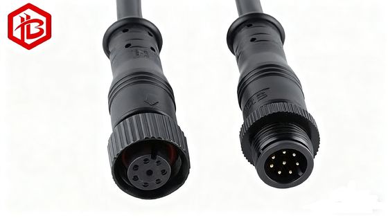 買う 高品質の防水電気ワイヤリングコネクタ M12 メタルプラグ 2 3 4 5 6 7 8ピン online manufacture