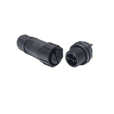 買う IP68 防水LED 屋外照明接続ケーブル 3 方向 2/3/4 ピン T タイプ スクリュー固定 銅 接触材料 エアロスペース UHF online manufacture