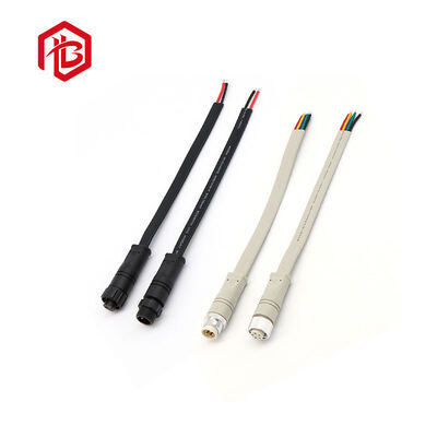 買う M12 フラットプラグ IP67 防水丸型コネクタ 5A 銅 FPC RF 太陽光発電システム 3P online manufacture