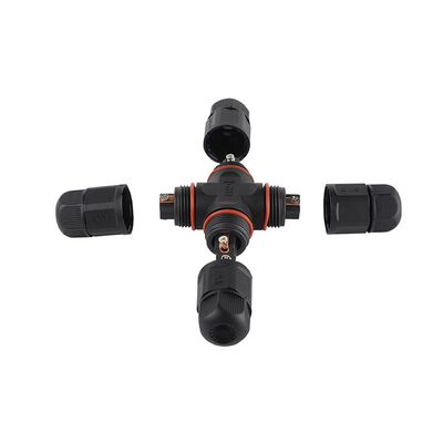 買う 組み立て スクリュー固定 スプリッター AC/DC コネクタ 銅 接触 男性/女性 ナイロン IP68 防水 屋外 LED PCB/UHF/RF 6A online manufacture