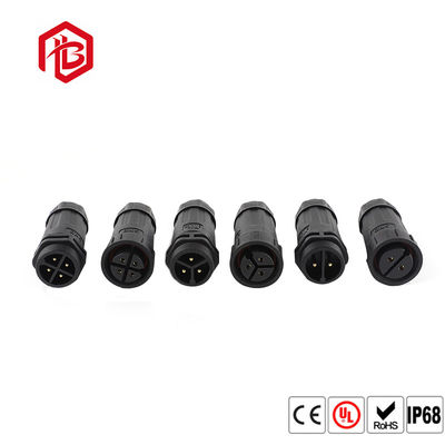 買う 黒いナイロン/ポリ塩化ビニール3 Pinの防水男女のコネクター online manufacture