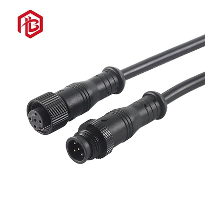 High Performance M12 IP68 Waterproof PVC Cable Shielded Brass M Code Wiring Harness Male/Female Connector Socket From Factory