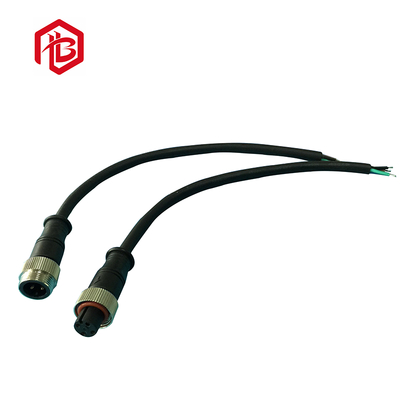 M16 Metal PVC IP68 Waterproof Circular Male Angle 2-12 Pin Connectors for Outdoor Automotive Applications