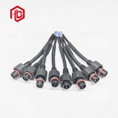 Customized M11 M12 M14 M15 M16 Led Street Waterproof Cable 2 3 4 5 Pin Male Female Docking Extension PVC Power Cord Connector