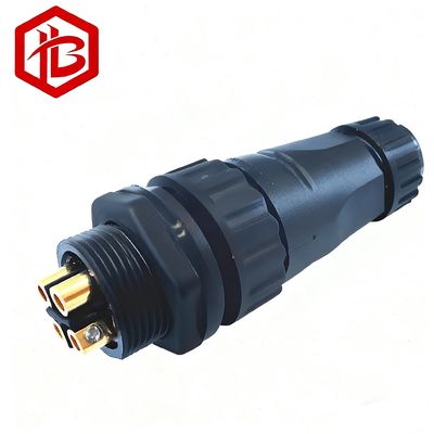 BETT 14pin Copper Electric Terminal M22 Led Solar Power System Waterproof IP68 Wire Panel Mount Connector