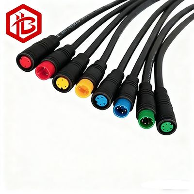 M8 6pin Mini Waterproof Connector for Electric Bikes and LED Lighting 6 Pin Circular Connector Adapters Connectors