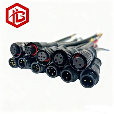 M15 PVC WITH CABLE3 Pin Waterproof Connector Male Female Extension Cord  IP68 LED Connector Cable