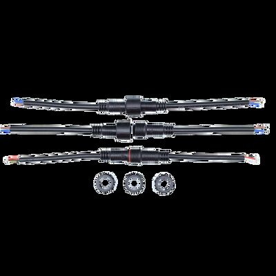 2 Pin UHF RF PCB FPC Copper Contact Aerospace IP65 Waterproof Power Electrical Wire Connector Male Female Plug LED Cable