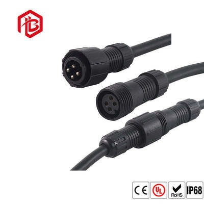 M19 Waterproof High Current Power RF PCB FPC Connector IP67/IP68/IP69 Rated Current 1-50A Male Female Butt Fittings