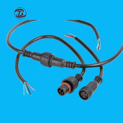 Bett Hot Selling High Quality 4pin Copper Contact 110v IP67 Waterproof Electric Connector and Cables for FPC Solar Power System